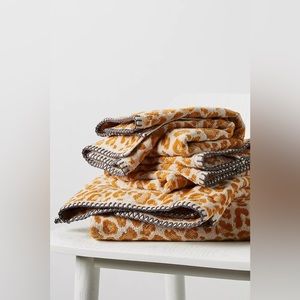 Lola Leopard Hand Towels by Anthropologie